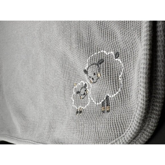 Parent's Choice Thermal Waffle Sheep Weave Lamb Security Blanket Cotton RARE - Picture 10 of 15